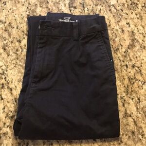 Vineyard vine boys navy blue chinos